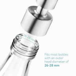 Navaris Roestvrijstalen Zeepdispenserkop Set X2 - Opschroefbare Pompkop Voor Flessen - 22-24 Mm Mondstuk Voor Vloeistof, Lotion - Zilverkleurig -Badkamerproducten Winkel 1200x1200 1972