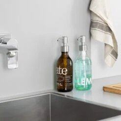 Navaris Roestvrijstalen Zeepdispenserkop Set X2 - Opschroefbare Pompkop Voor Flessen - 22-24 Mm Mondstuk Voor Vloeistof, Lotion - Zilverkleurig -Badkamerproducten Winkel 1200x1200 1973