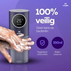 Lavrai - Automatische Zeepdispenser - Zeeppompje - Met LCD Scherm - Opldaadbaar - En Infrarood Sensor 18 Lavrai - Automatische Zeepdispenser - Zeeppompje - Met LCD Scherm - Opldaadbaar - En Infrarood Sensor -Badkamerproducten Winkel 1200x1200 1990