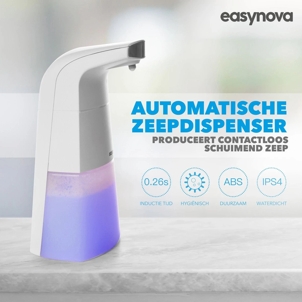 Automatische Foam Dispenser - Schuim - Zeep - Zeepdispenser - Hygiëne - Infrarood Sensor - Schuimzeep Dispenser - Zeeppompje - Elektrische Zeep Dispenser - Dettol Mousse 9 Automatische Foam Dispenser - Schuim - Zeep - Zeepdispenser - Hygiëne - Infrarood Sensor - Schuimzeep Dispenser - Zeeppompje - Elektrische Zeep Dispenser - Dettol Mousse - Afbeelding 7