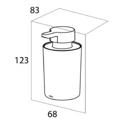 Tiger Urban - Zeepdispenser Vrijstaand - Zwart -Badkamerproducten Winkel 1200x1200 2030