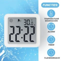 VAIVE Douchetimer Waterdicht - Douchewekker - Douche Zandloper - Klok - Shower Timer -Badkamerproducten Winkel 1200x1200 2035