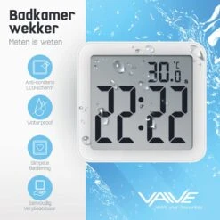 VAIVE Douchetimer Waterdicht - Douchewekker - Douche Zandloper - Klok - Shower Timer -Badkamerproducten Winkel 1200x1200 2037
