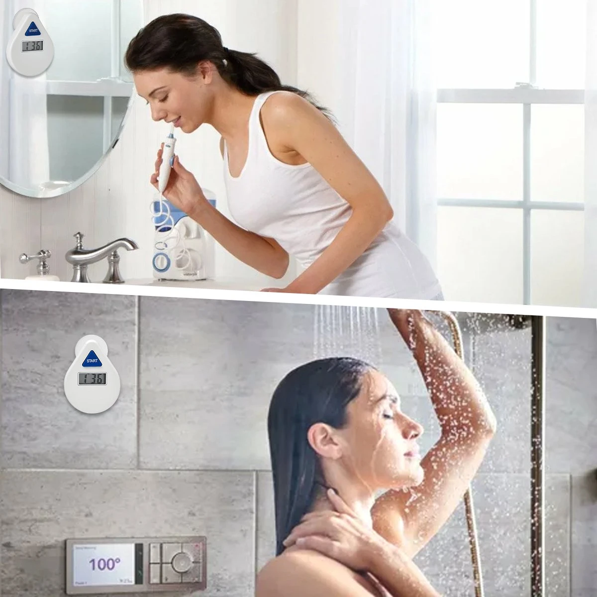 Douchetimer - Douchewekker - Showertimer - Douche Klok - Douchecoach - Met Zuignap - Waterbesparend - Digitaal - 5 Minuten 5 Douchetimer - Douchewekker - Showertimer - Douche Klok - Douchecoach - Met Zuignap - Waterbesparend - Digitaal - 5 Minuten - Afbeelding 3