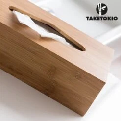 TakeTokio Zakdoekkistje Van Bamboe Hout - B10 X H9 X L23 Cm -Badkamerproducten Winkel 1200x1200 2073