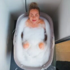 Zitbad Voor Volwassenen – 200L – Bath Bucket – Met Bruisballen – Grijs -Badkamerproducten Winkel 1200x1200 2093