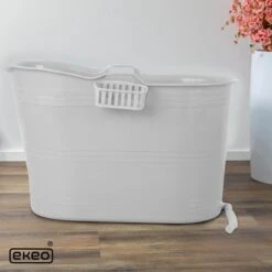 EKEO Zitbad - 210L - Mobiele Badkuip - Bath Bucket - Wit -Badkamerproducten Winkel 1200x1200 2098