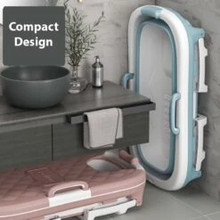 Simple Fix Zitbad - 138cm - Opvouwbaar Bad - Bath Bucket - Zitbad Voor Volwassenen - 220L - Extra Lang - Blauw -Badkamerproducten Winkel 1200x1200 2136