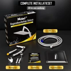 Regendouchekop Deluxe - ø 35CM - Douchekop Met Doucheslang En Douchekophouder - RVS -Badkamerproducten Winkel 1200x1200 214