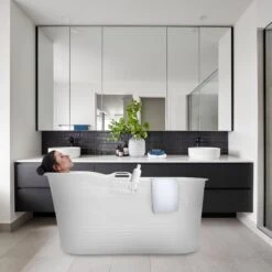 LIFEBATH - Zitbad Mira - Bath Bucket XL - 400L - Ligbad 122 Cm - Wit -Badkamerproducten Winkel 1200x1200 2174