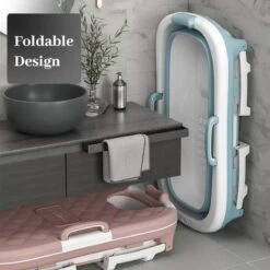 Opvouwbare Ligbad Voor Volwassenen - Blauw - Hard Plastic - Opvouwbaar Bad - 138cm - 200L -Badkamerproducten Winkel 1200x1200 2196