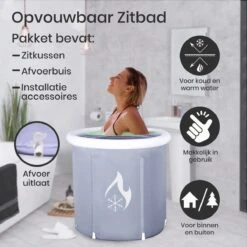 Zitbad Voor Volwassenen - Bath Bucket - Ijsbad - Ice Bath - Inklapbaar Bad - Wim Hof Methode - Opblaasbaarbad - Inclusief Voetpomp - Inclusief Ingebouwd Zitkussen - Grijs 14 Zitbad Voor Volwassenen - Bath Bucket - Ijsbad - Ice Bath - Inklapbaar Bad - Wim Hof Methode - Opblaasbaarbad - Inclusief Voetpomp - Inclusief Ingebouwd Zitkussen - Grijs -Badkamerproducten Winkel 1200x1200 2205