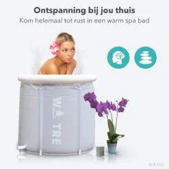 WOTRE Zitbad - Bath Bucket - Ijsbad - Wim Hof Methode - Bad Voor Volwassenen - Mobiele Badkuip - Grijs - 180L -Badkamerproducten Winkel 1200x1200 2217
