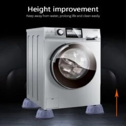 Wasmachine Demper – Trillingsdemper – Anti Slip – Schokdemper – Anti Tril – Wasmachine Voetjes – Vibratiedempers – Verhoger – 4 Stuks - Grijs -Badkamerproducten Winkel 1200x1200 2288