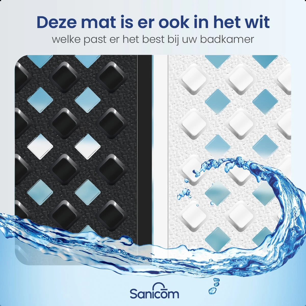 Merkloos Badmat Antislip - Douchemat - Antislipmat Bad - Antislipmat Douche - Schimmelbestendig - Met Zuignappen - Wasbaar - Zwart 7 Merkloos Badmat Antislip - Douchemat - Antislipmat Bad - Antislipmat Douche - Schimmelbestendig - Met Zuignappen - Wasbaar - Zwart - Afbeelding 5