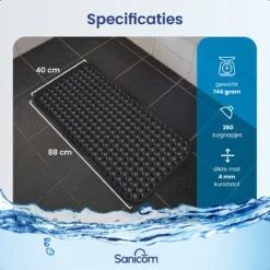 Merkloos Badmat Antislip - Douchemat - Antislipmat Bad - Antislipmat Douche - Schimmelbestendig - Met Zuignappen - Wasbaar - Zwart 16 Merkloos Badmat Antislip - Douchemat - Antislipmat Bad - Antislipmat Douche - Schimmelbestendig - Met Zuignappen - Wasbaar - Zwart -Badkamerproducten Winkel 1200x1200 2332