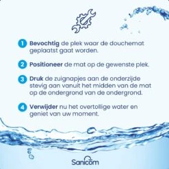 Merkloos Badmat Antislip - Douchemat - Antislipmat Bad - Antislipmat Douche - Schimmelbestendig - Met Zuignappen - Wasbaar - Wit -Badkamerproducten Winkel 1200x1200 2374