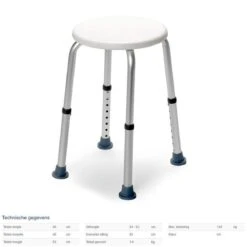 Drive Douchekruk Dino Anti Slip Poten - Max 130 Kg -Badkamerproducten Winkel 1200x1200 2394