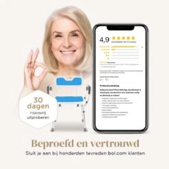 BY JRM Douchestoel En Douchekruk Met Afneembare Rugleuning En Armleuning – 30 Dagen Uitproberen -anti Slip – Verstelbare Hoogte - Douchekrukje - Blauw 21 BY JRM Douchestoel En Douchekruk Met Afneembare Rugleuning En Armleuning – 30 Dagen Uitproberen -anti Slip – Verstelbare Hoogte - Douchekrukje - Blauw -Badkamerproducten Winkel 1200x1200 2418