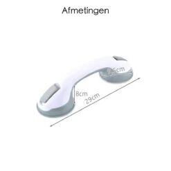 Merkloos Handgreep Met Zuignap Voor Badkamer, Douche En Toilet – Veilige Oplossing Zonder Boorgaten – Veiligheidsgreep – Helping Hand Handvat - 30CM - Handig Hulpmiddel Voor Kinderen En Ouderen -Badkamerproducten Winkel 1200x1200 2428
