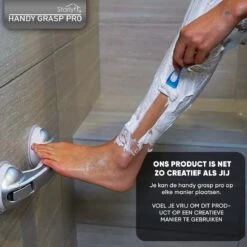 Kunststof Handgreep Voor Badkamer - 30.5cm - Douche Wandbeugel - Geen Boorgaten -Badkamerproducten Winkel 1200x1200 2433