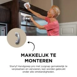 Kunststof Handgreep Voor Badkamer - 30.5cm - Douche Wandbeugel - Geen Boorgaten -Badkamerproducten Winkel 1200x1200 2436