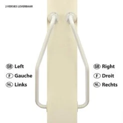 Wandbeugel Gedraaid LINKS - Wit 10 Wandbeugel Gedraaid LINKS - Wit -Badkamerproducten Winkel 1200x1200 2443