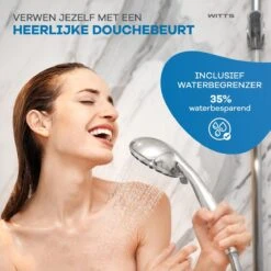 WITTS Douchekop - Waterbesparend - Hoge Kwaliteit - Handdouche ø 12cm - 6 Standen 15 WITTS Douchekop - Waterbesparend - Hoge Kwaliteit - Handdouche ø 12cm - 6 Standen -Badkamerproducten Winkel 1200x1200 247