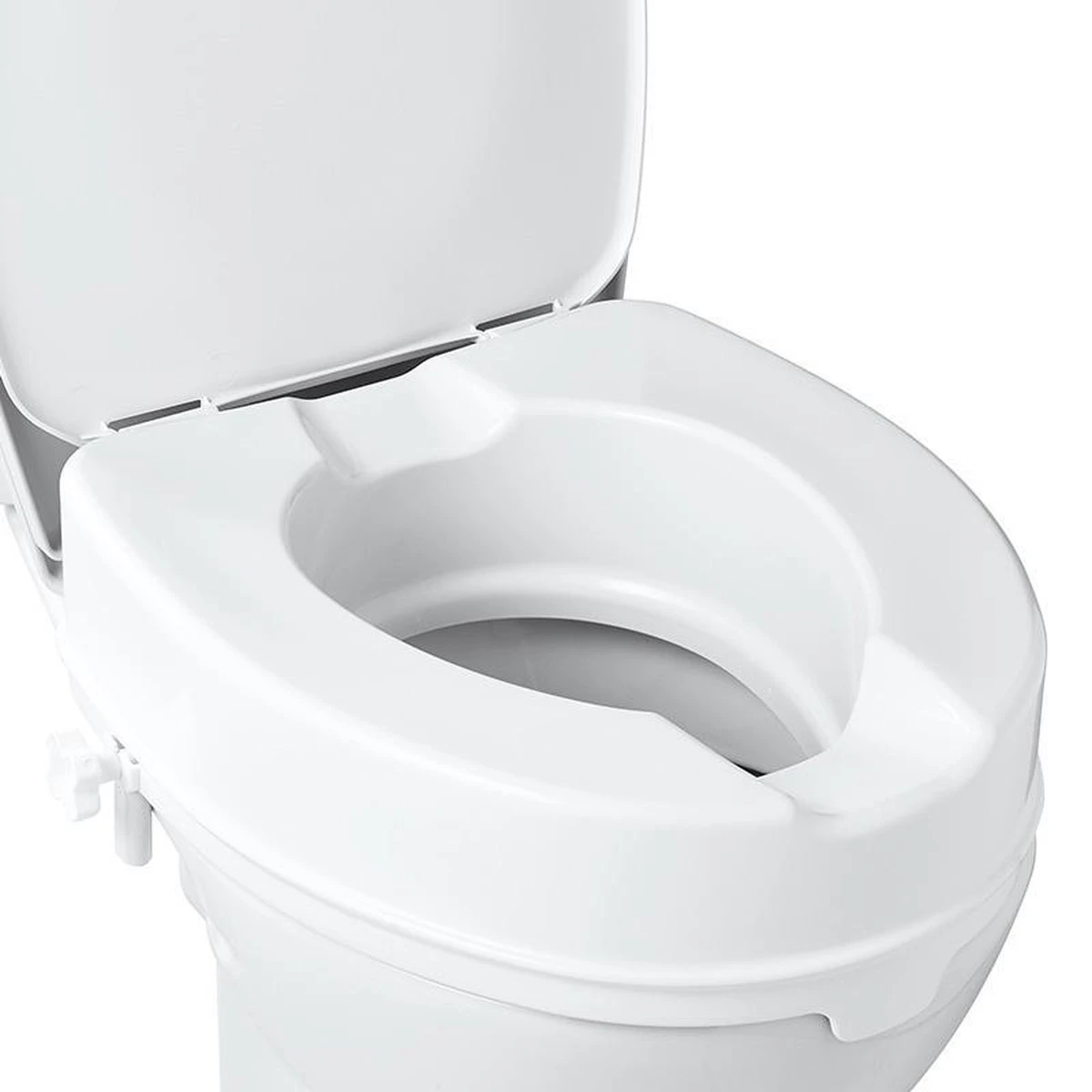 VITILITY Toiletverhoger Met Deksel 10 Cm - Wc Bril - Verhoogd Toilet 17 VITILITY Toiletverhoger Met Deksel 10 Cm - Wc Bril - Verhoogd Toilet - Afbeelding 15