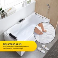 RX Goods 25 Stuks Zelfklevende Anti Slip Strips Stickers – 2 Cm X 40 Cm - Met Schraper – Transparante Tape -Badkamerproducten Winkel 1200x1200 2491