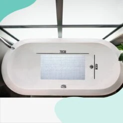 The Original - Douchemat Antislip - Wit - 70x40cm - Antislipmat Badmat Voor Bad & Douche - Anti Slip Mat Met Zuignappen -Badkamerproducten Winkel 1200x1200 2516