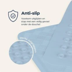 Douchemat Antislip Blauw - 53 X 53 Cm - Antislipmat Douche - Badmat -Badkamerproducten Winkel 1200x1200 2522