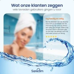 Merkloos Douchemat - Antislip Mat - Antislipmat Douche - Badmat - ​​Schimmelbestendig - Met Zuignappen - Wasbaar - Grijs -Badkamerproducten Winkel 1200x1200 2542