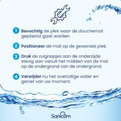 Merkloos Douchemat - Antislip Mat - Antislipmat Douche - Badmat - ​​Schimmelbestendig - Met Zuignappen - Wasbaar - Zwart -Badkamerproducten Winkel 1200x1200 2551