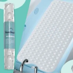 The Original - Badmat Antislip - Wit - 100x40cm - Antislipmat Douchemat Voor Bad & Douche - Anti Slip Mat Met Zuignappen -Badkamerproducten Winkel 1200x1200 2591