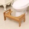 Merkloos Decopatent® Bamboe Toiletkrukje - WC Krukje - Juiste Zithouding Op Het Toilet - Betere Stoelgang Door Natuurlijke Hurkhouding -Badkamerproducten Winkel 1200x1200 2605