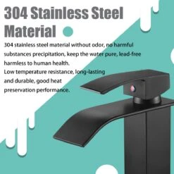 Wastafelkraan - Kranen Badkamer - Wastafelmengkraan - Mengkraan Wastafel - Zwart 12 Wastafelkraan - Kranen Badkamer - Wastafelmengkraan - Mengkraan Wastafel - Zwart -Badkamerproducten Winkel 1200x1200 2623