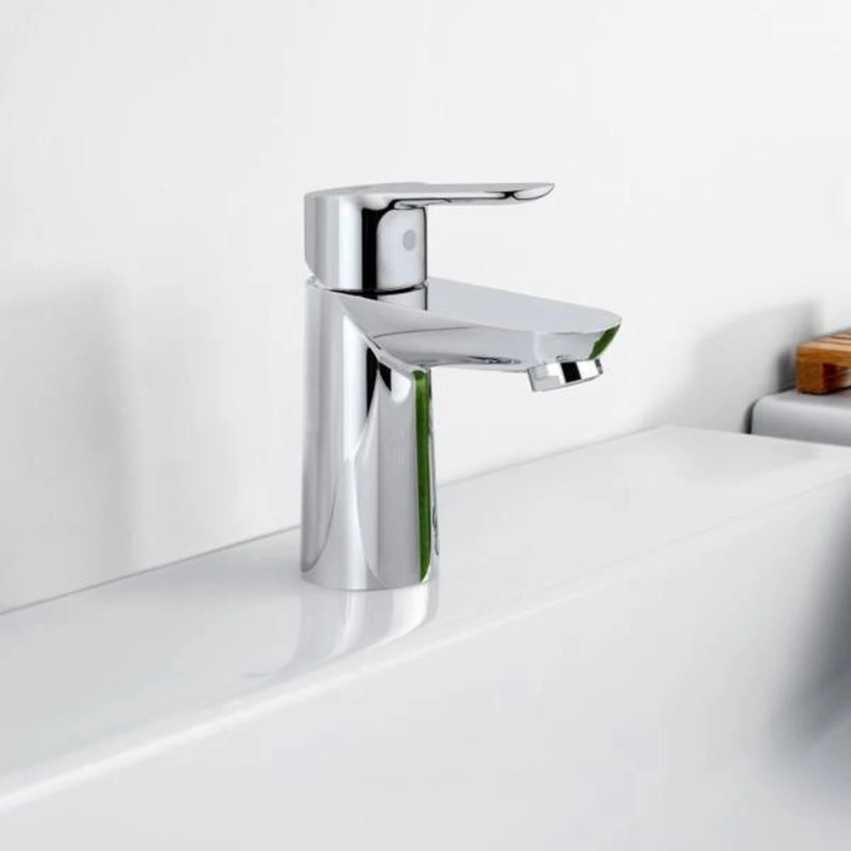 GROHE BauEdge Wastafelkraan - Met EcoJoy® - Zonder Waste - Chroom - 23330000 5 GROHE BauEdge Wastafelkraan - Met EcoJoy® - Zonder Waste - Chroom - 23330000 - Afbeelding 3