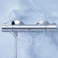 GROHE Grohtherm 800 Thermostatische Waterbesparende Douchekraan - EcoJoy® - 15 Cm - Met Koppelingen - Chroom -Badkamerproducten Winkel 1200x1200 2639