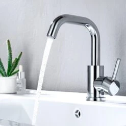 LOMAZOO Wastafelkraan Rosely - Badkamerkraan - Mengkraan Wastafel - Chroom 9 LOMAZOO Wastafelkraan Rosely - Badkamerkraan - Mengkraan Wastafel - Chroom -Badkamerproducten Winkel 1200x1200 2643