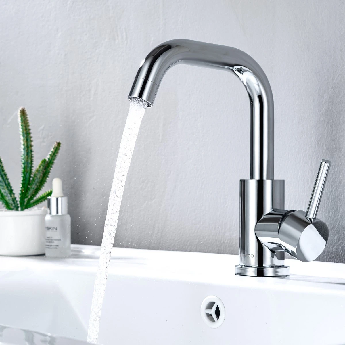 LOMAZOO Wastafelkraan Rosely - Badkamerkraan - Mengkraan Wastafel - Chroom 5 LOMAZOO Wastafelkraan Rosely - Badkamerkraan - Mengkraan Wastafel - Chroom - Afbeelding 3