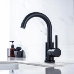 LOMAZOO Wastafelkraan Zwart Styx - Zwarte Wastafelkraan - Badkamerkraan Zwart - Zwarte Badkamerkraan 11 LOMAZOO Wastafelkraan Zwart Styx - Zwarte Wastafelkraan - Badkamerkraan Zwart - Zwarte Badkamerkraan -Badkamerproducten Winkel 1200x1200 2647