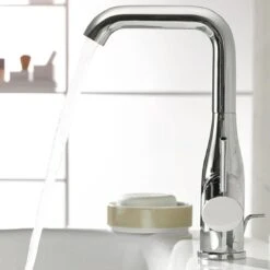 GROHE Essence New Wastafelkraan - Met EcoJoy® - Draaibare Uitloop - Zonder Waste - Chroom - 23541001 -Badkamerproducten Winkel 1200x1200 2670
