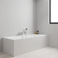 GROHE QuickFix Precision Feel Themostatische Badkraan - EcoJoy® - CoolTouch - 15 Cm - Met Koppelingen - Chroom - 34788000 -Badkamerproducten Winkel 1200x1200 2706