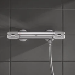 GROHE Precision Feel Thermostatische Douchekraan - EcoJoy - CoolTouch - Incl. Koppelingen - Chroom 17 GROHE Precision Feel Thermostatische Douchekraan - EcoJoy - CoolTouch - Incl. Koppelingen - Chroom -Badkamerproducten Winkel 1200x1200 2707