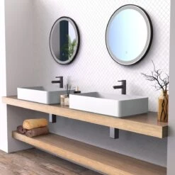 LOMAZOO Wastafelkraan Zwart Ceres - Badkamerkraan - Wastafel Kraan - Mengkraan Wastafel - Hoge Uitloop -Badkamerproducten Winkel 1200x1200 2732