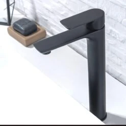 LOMAZOO Wastafelkraan Zwart Taurus - Kraan Wastafel - Kraan Badkamer - Badkamerkraan Zwart -Badkamerproducten Winkel 1200x1200 2758