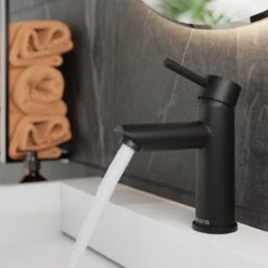 Wastafelkraan - Wastafel - Kraan - Badkamer - Zwart - Inclusief Aansluit Slangen 12 Wastafelkraan - Wastafel - Kraan - Badkamer - Zwart - Inclusief Aansluit Slangen -Badkamerproducten Winkel 1200x1200 2767