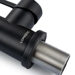 LOMAZOO Wastafelkraan Zwart Pollux - Zwarte Wastafelkraan - Badkamerkraan Zwart - Zwarte Badkamerkraan -Badkamerproducten Winkel 1200x1200 2772