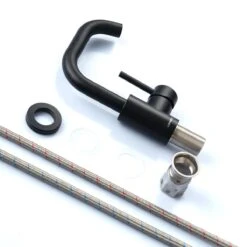 LOMAZOO Wastafelkraan Zwart Pollux - Zwarte Wastafelkraan - Badkamerkraan Zwart - Zwarte Badkamerkraan -Badkamerproducten Winkel 1200x1200 2773